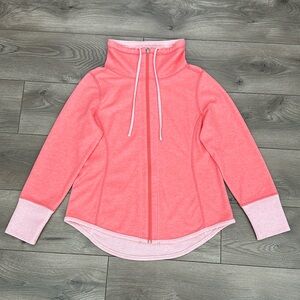🩷 Tommy Bahama Sun Fade Flip Side, Reversible Coral Full Zip Jacket Size Medium